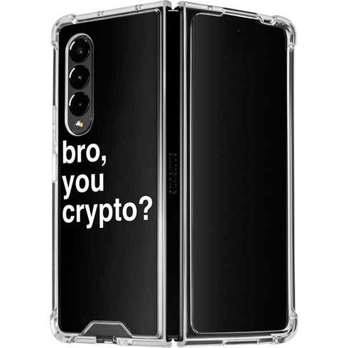 Bro You Crypto Galaxy Z Fold4 5G Clear Case