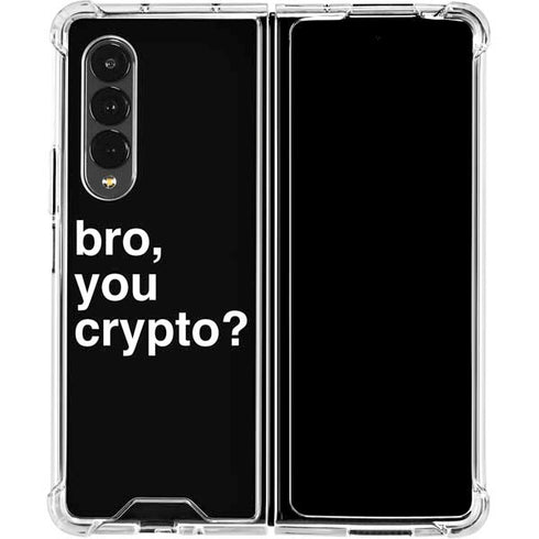 Bro You Crypto Galaxy Z Fold4 5G Clear Case