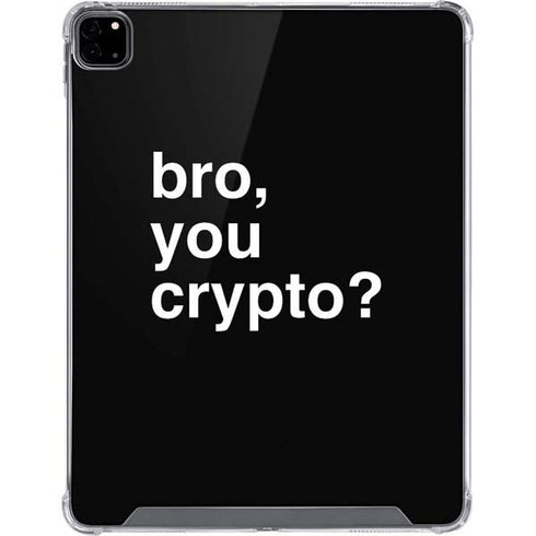 Bro You Crypto iPad Pro 12.9in (2020) Clear Case