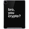 Bro You Crypto iPad Pro 12.9in (2020) Clear Case