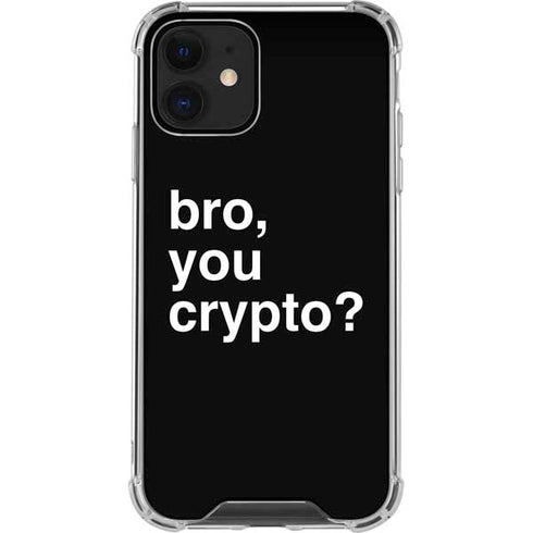 Bro You Crypto iPhone 12 Mini Clear Case