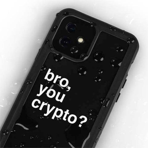 Bro You Crypto iPhone 12 Mini Waterproof Case