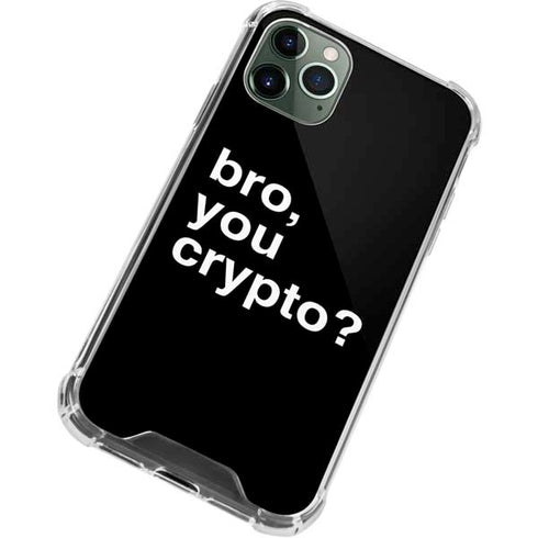 Bro You Crypto iPhone 12 Pro Clear Case