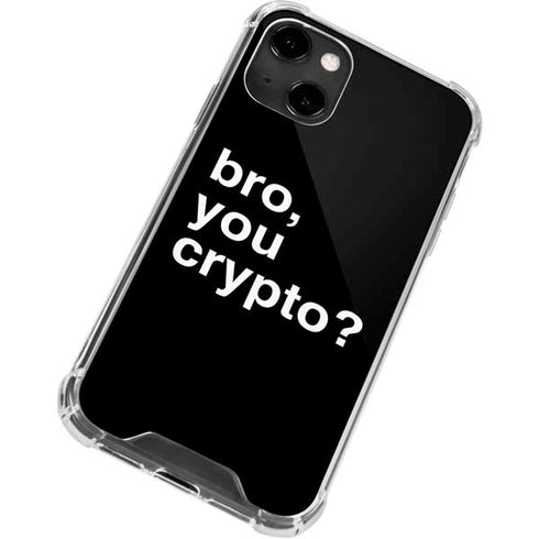 Bro You Crypto iPhone 13 Clear Case