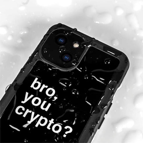 Bro You Crypto iPhone 13 Mini Waterproof Case
