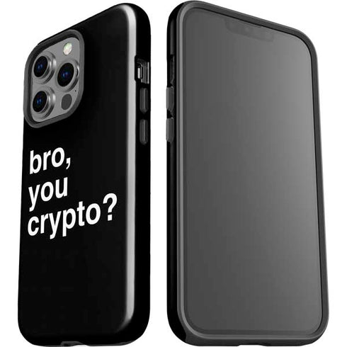 Bro You Crypto iPhone 14 Pro Impact Case
