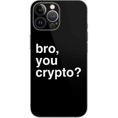 Bro You Crypto iPhone 14 Pro Max Skin