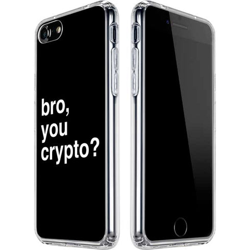 Bro You Crypto iPhone SE (2nd & 3rd Gen) Clear Case