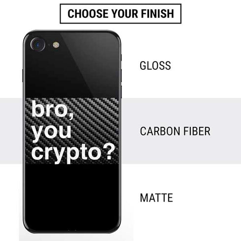 Bro You Crypto iPhone SE (2nd & 3rd Gen) Skin