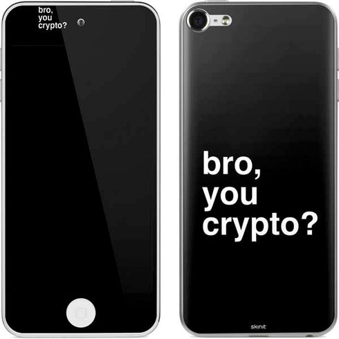 Bro You Crypto Apple iPod Skin