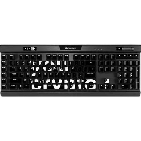 Bro You Crypto K95 RGB PLATINUM Mechanical Gaming Keyboard Skin