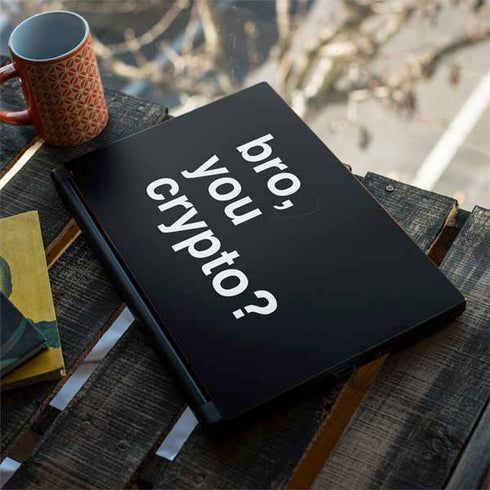 Bro You Crypto MSI GS65 Stealth Laptop Skin
