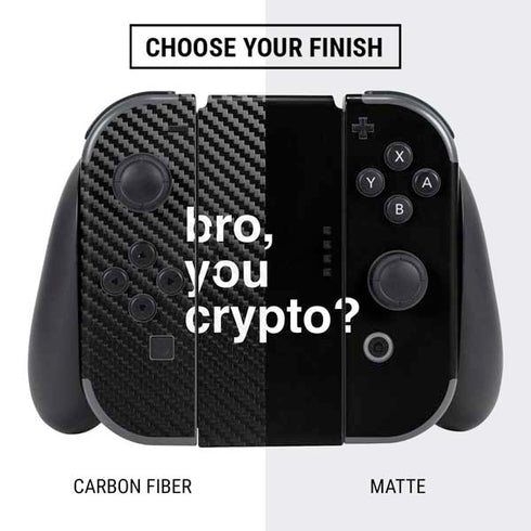 Bro You Crypto Nintendo Switch Bundle Skin