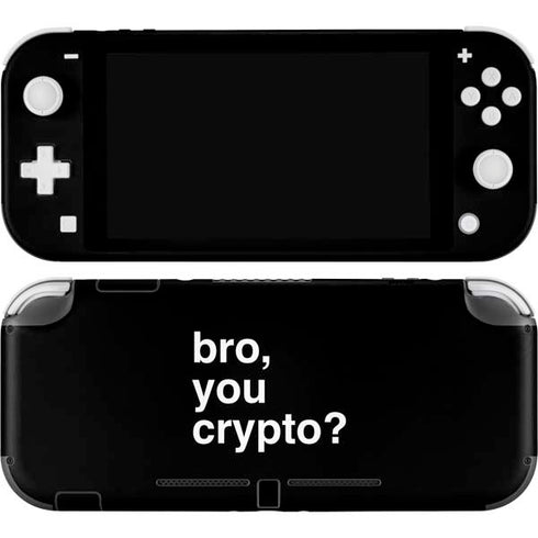 Bro You Crypto Nintendo Switch Lite Skin