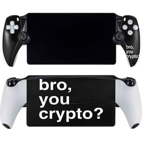 Bro You Crypto PlayStation Portal Remote Player Skin