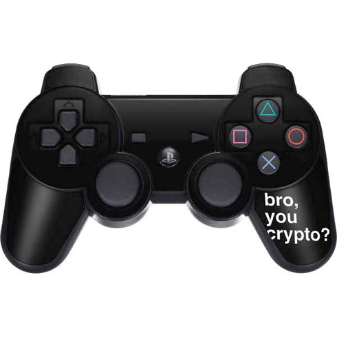 Bro You Crypto PS3 Dual Shock wireless controller Skin