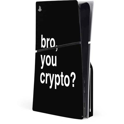 Bro You Crypto PS5 Slim Disk Console Skin