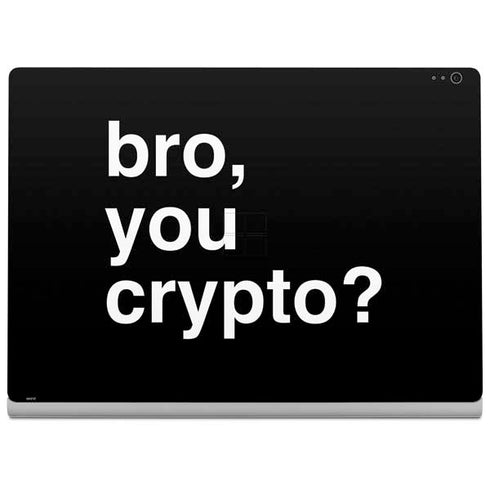 Bro You Crypto Surface Book 2 13.5in Skin