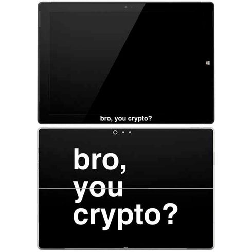 Bro You Crypto Surface Pro 3 Skin
