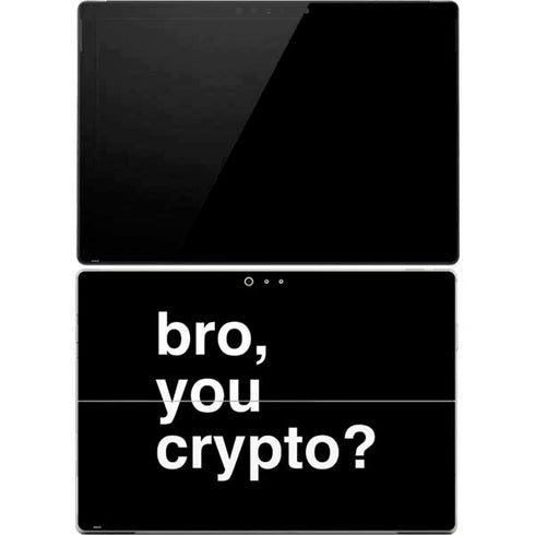 Bro You Crypto Surface Pro 4 Skin