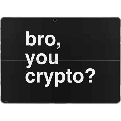Bro You Crypto Surface Pro 8 Skin