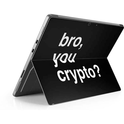 Bro You Crypto Surface Pro 8 Skin