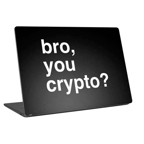 Bro You Crypto Universal Laptop 12in (9.8 x 6.8in) Skin