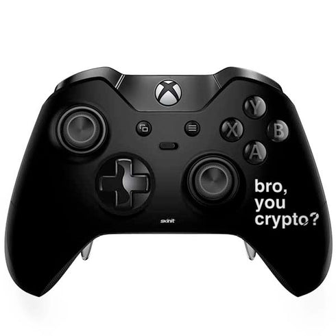 Bro You Crypto Xbox One Elite Controller Skin