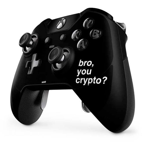 Bro You Crypto Xbox One Elite Controller Skin