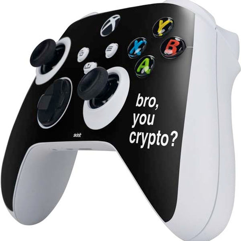 Bro You Crypto Xbox Series S Controller Skin