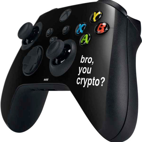 Bro You Crypto Xbox Series X Controller Skin