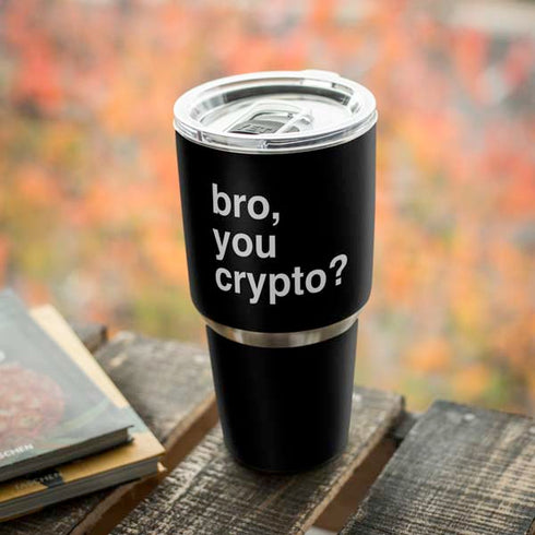 Bro You Crypto Yeti 30oz Rambler Tumbler Skin
