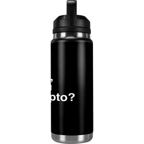 Bro You Crypto YETI Rambler 26oz Bottle Skin