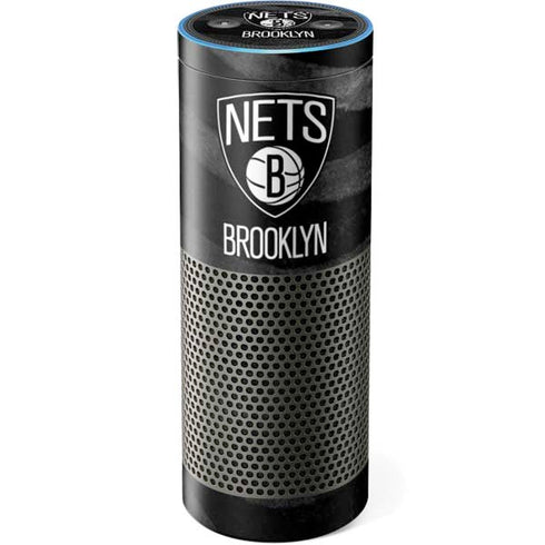 NBA Brooklyn Nets Black Animal Print Amazon Echo Skin