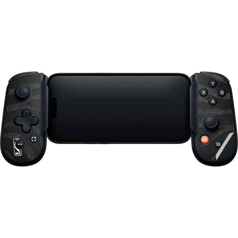 NBA Brooklyn Nets Black Animal Print Backbone One for iPhone Game Controller Skin