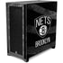 NBA Brooklyn Nets Black Animal Print Corsair 4000D Tempered Glass Mid-Tower ATX Case Skin