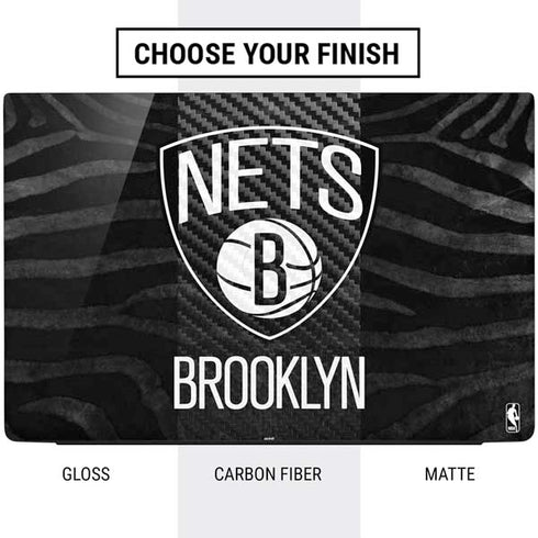 NBA Brooklyn Nets Black Animal Print Dell Vostro Skin