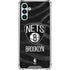 NBA Brooklyn Nets Black Animal Print Galaxy A13 5G Clear Case