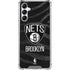 NBA Brooklyn Nets Black Animal Print Galaxy A14 5G Clear Case