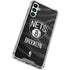 NBA Brooklyn Nets Black Animal Print Galaxy A14 5G Clear Case