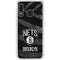 NBA Brooklyn Nets Black Animal Print Galaxy A20 Clear Case