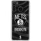 NBA Brooklyn Nets Black Animal Print Galaxy A21 Clear Case