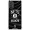 NBA Brooklyn Nets Black Animal Print Galaxy A32 5G Clear Case