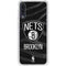 NBA Brooklyn Nets Black Animal Print Galaxy A50 Clear Case