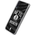 NBA Brooklyn Nets Black Animal Print Galaxy A50 Clear Case