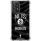 NBA Brooklyn Nets Black Animal Print Galaxy A52 5G Clear Case