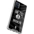 NBA Brooklyn Nets Black Animal Print Galaxy A71 5G Clear Case