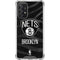 NBA Brooklyn Nets Black Animal Print Galaxy A72 5G Clear Case
