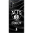 NBA Brooklyn Nets Black Animal Print Galaxy Note 10 Skin