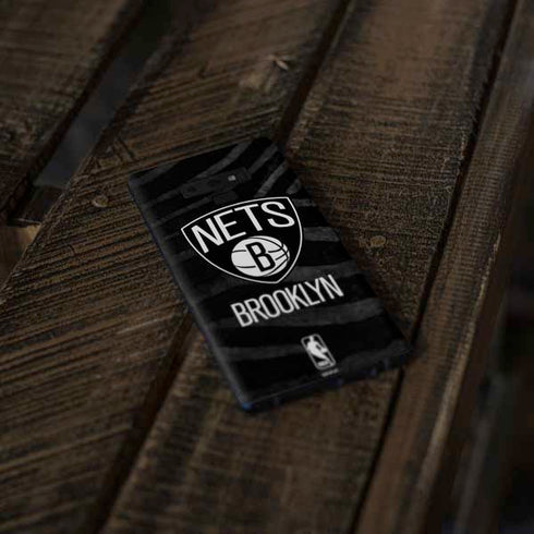 NBA Brooklyn Nets Black Animal Print Galaxy Note 9 Skin